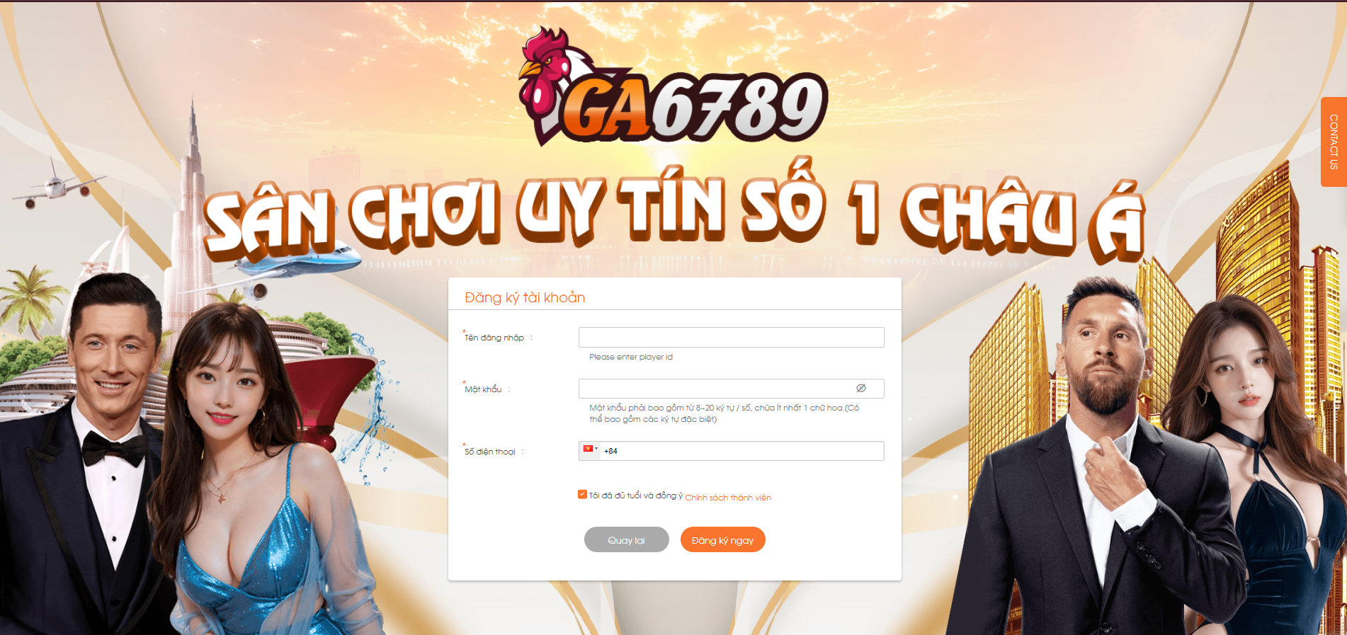 GA6789 - Link Chính Thức GA6789.com - Nhận Ngay Khuyến Mãi 6789K 17 Hướng dẫn đăng ký GA6789