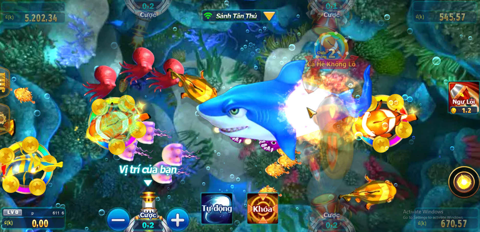 Các lưu ý mà người chơi cần biết khi trải nghiệm bắn cá GA6789