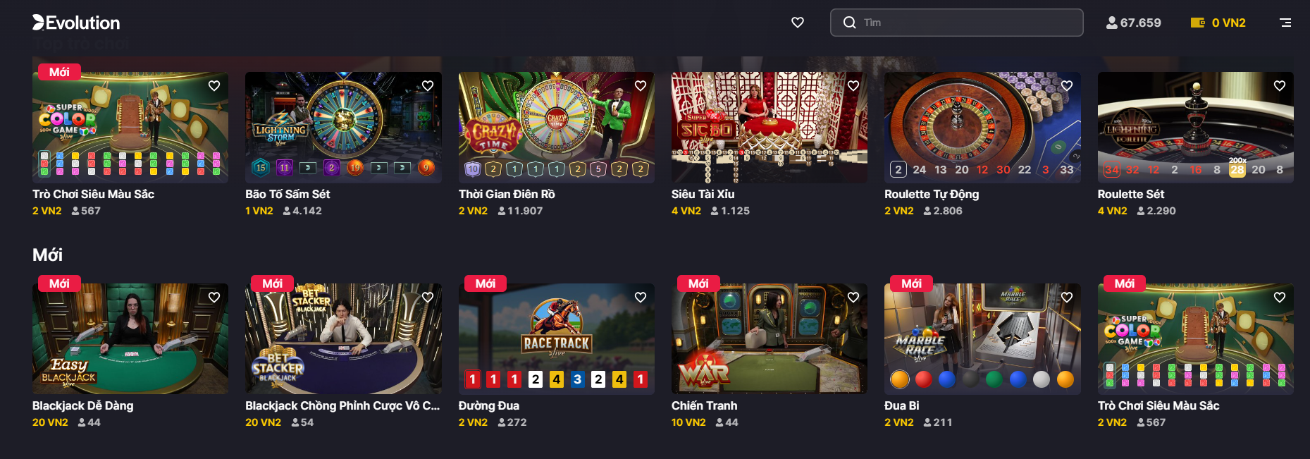 Thao tác tham gia Live Casino Ga6789 nhanh nhất