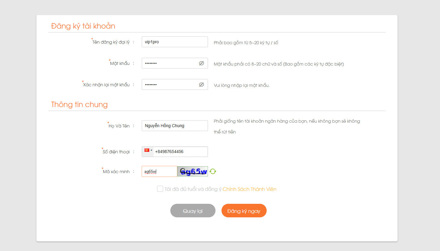 Hướng dẫn đăng ký đại lý GA6789 mang cơ hội kiếm thu nhập 2 Hướng dẫn đăng ký đại lý GA6789