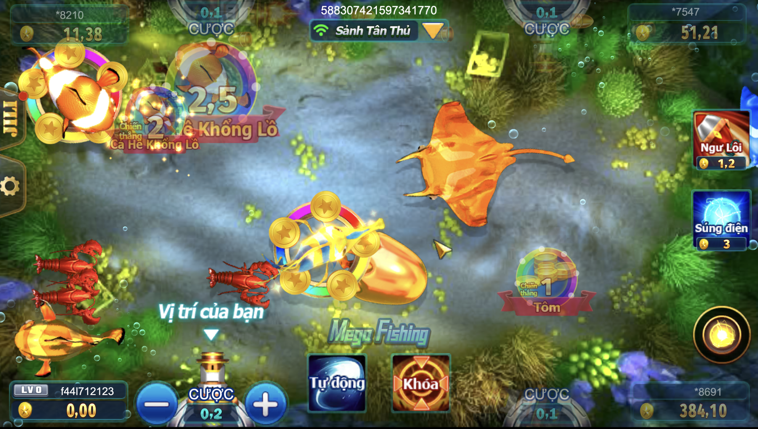 Bắn cá Long Vương GA6789 - Săn kho báu dưới đại dương 1 Giới thiệu về bắn cá Long Vương GA6789